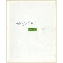 Semi Nude Susanne Severeid / Actress - Pin-up (Vintage Signed  Photo 1980s)