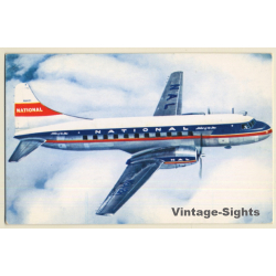 National Airlines: Convair 340 / Aviation (Vintage PC ~1950s)