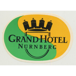Grand-Hotel Nürnberg / Germany (Vintage Luggage Label)