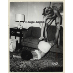 2 Slim Maids In Bondage & Spanking Session*3 / BDSM (2nd Gen.Photo ~1960s)