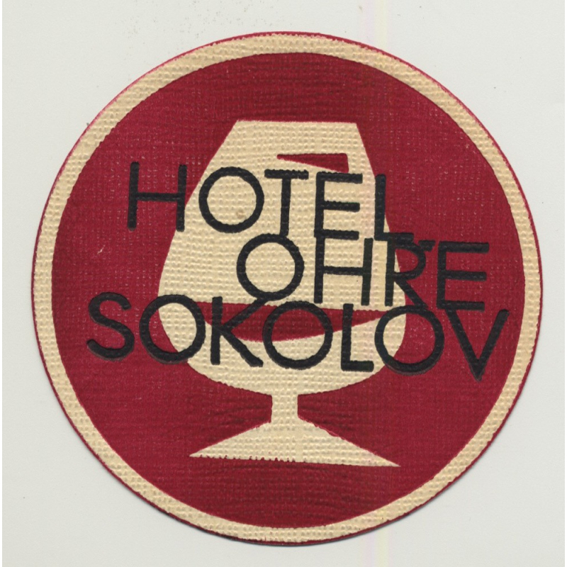 Hotel Ohre - Sokolov / Czech Republic (Vintage Advertisment Coaster / Beermat) Hotel Ohre - Sokolov / Czech Republic (Vintage Advertisment Coaster / Beermat)
