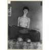 Tall Slim Shorthaired Semi Nude*1 (Vintage Photo GDR 1980s)