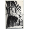 76100 Rouen / France: Hotel In Old Alley / Neon (Vintage Photo B/W 1963)