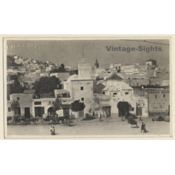 Tetuan / Morocco: Town View - Spanish Colony (Vintage RPPC 1927)