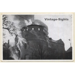 Stuttgart / Germany: Brandkatastrophe Altes Schloss (Vintage...