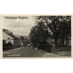 Kettleshulme - Cheshire / UK: Street View (Vintage RPPC ~1920s/1930s)