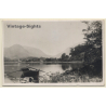 Lake District / UK: Grasmere Lake - Cumbria (Vintage RPPC ~1920s/1930s)