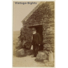 Easdale - Scotland / UK: The Hut (Vintage RPPC ~1920s/1930s)