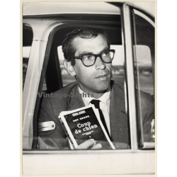 Roger Vadim About To Get Out Of Car (Vintage Press Photo 1960s)