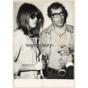 Roger Vadim With Unidentified Woman (Vintage Press Photo 1960s)