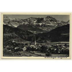 Germany: Partenkirchen Mit Dreitorspitze (Vintage PC)