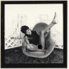 Semi Nude Dark-Skinned Female In Design Tulip Chair*2 (Vintage Contact Sheet Photo 1970s)