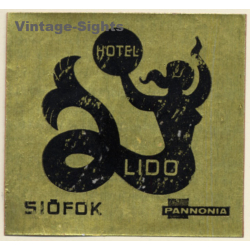 Siófok / Hungary: Hotel Lido (Vintage Self Adhesive Luggage...