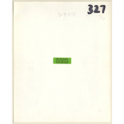 Betty Davis In White Chiffon Silk Long Dress (Press Photo 1980s)