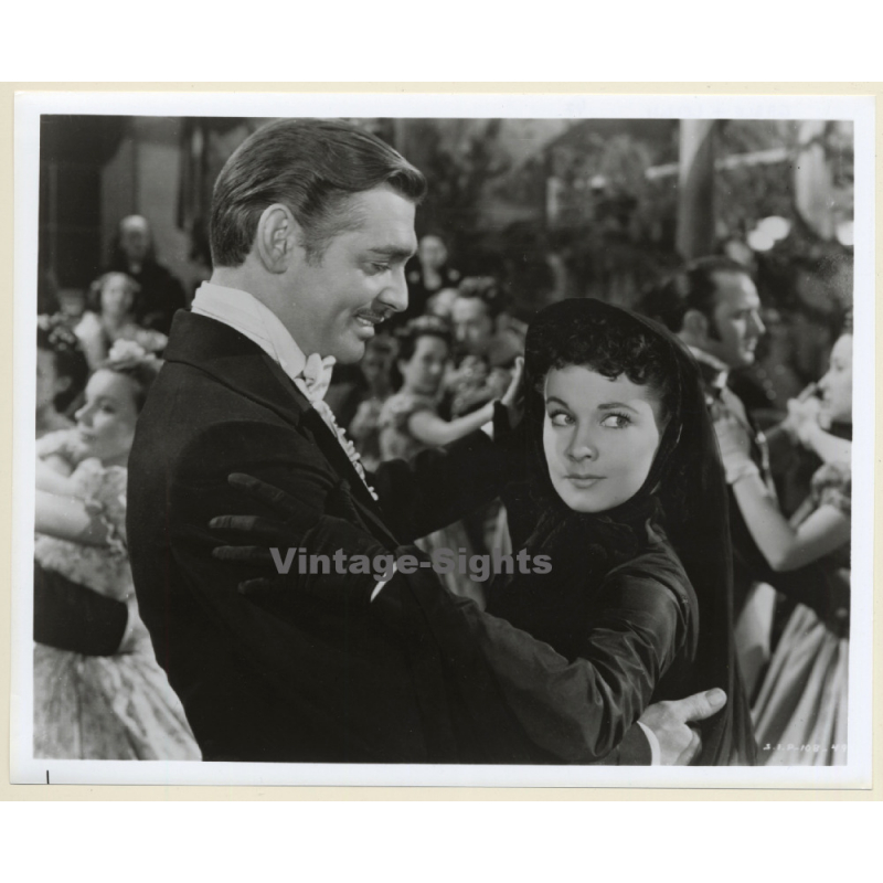 Clark Gable & Vivien Leigh 'Gone With The Wind' (Vintage Press Photo 1970s/1980s)