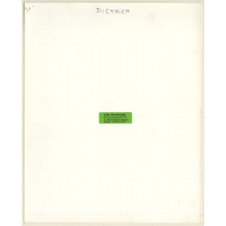 Marlene Dietrich & Fred MacMurray: The Lady Is Willing (1942) (Vintage Press Photo 1970s/1980s)