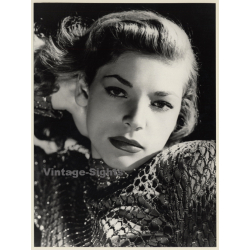 Lauren Bacall - Studio Portrait (Vintage Press Photo 1970s/1980s)