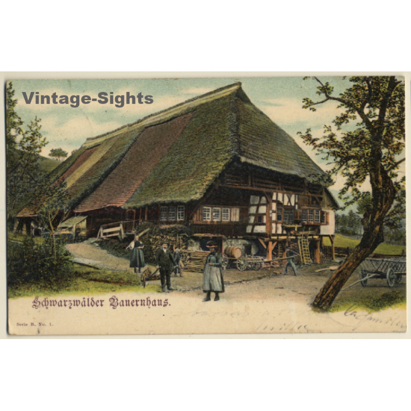 Black Forest: Schwarzwälder Bauernhaus (Vintage PC 1905)