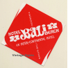 Indonesia: Hotel Bali Beach / Inter Continental (Vintage Self Adhesive Luggage Label / Sticker)