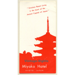 Tokyo / Japan: Miyako Hotel (Vintage Luggage Label)