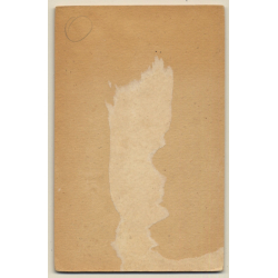 Unidentified German Soldier In Uniform (Vintage Cabinet Card 1900s/1910s)