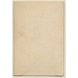 Unidentified German Soldier With Wife & Son / Saber - Iron Cross (Vintage Cabinet Card 1900s/1910s)