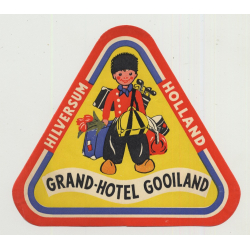 Grand Hotel Gooiland - Hilversum / Netherlands (Vintage Luggage Label)