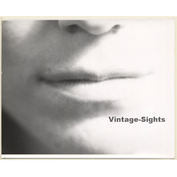 Jerri Bram (1942): Close-up Of Womans' Mouth / Lips (Vintage Photo ~1970s)