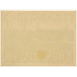 Hamburg / Germany: Hotel Zum Kronprinzen (Vintage Luggage Label)