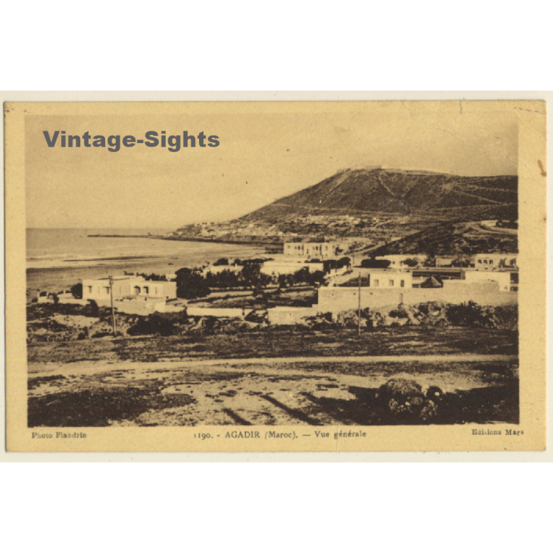 Agadir / Morocco: Vue Générale / Ed.Flandrin (Vintage PC 1936) Agadir / Morocco: Vue Générale / Ed.Flandrin (Vintage PC 1936)