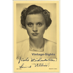 Luise Ullrich Autogramm / Autograph (Vintage Signed PC ~1940s)