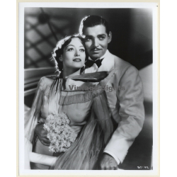 Joan Crawford & Clark Gable In 'Chained' (Vintage Press Photo 1970s/1980s)
