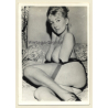 Lascivious Nude Blonde Pin-up Girl (2nd Gen.Photo ~1960s)