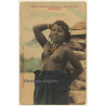 Afrique Occidentale: Fille Maure/ Young Moorish Woman - Ethnic (Vintage PC ~1910s/1920s)