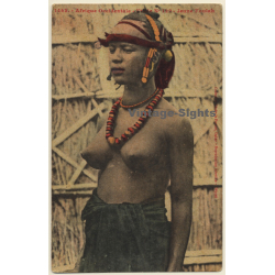 Afrique Occidentale: Jeune Foulah / Risqué - Ethnic (Vintage PC ~1910s/1920s)