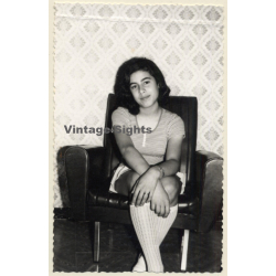 Pretty Young Mallorquin Woman In Mini Skirt*3 (Vintage Photo ~1960s/1970s)