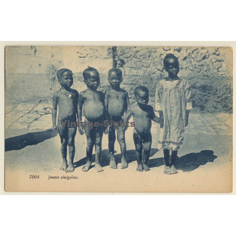 Senegal: Jeunes Sénégalais / Native Kids - Ethnic (Vintage PC ~1910s/1920s) Senegal: Jeunes Sénégalais / Native Kids - Ethnic (Vintage PC ~1910s/1920s)