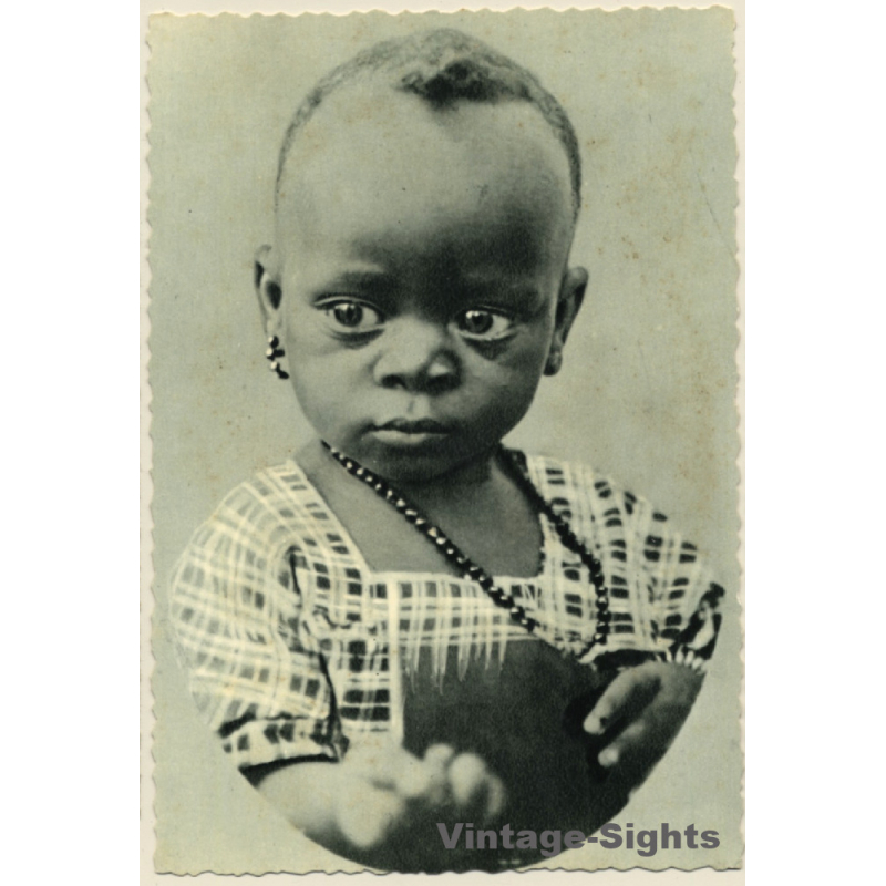 Mission De Pères Blancs: Bébé Mossi / Sweet Baby Girl - Ethnic (Vintage PC ~1950s)