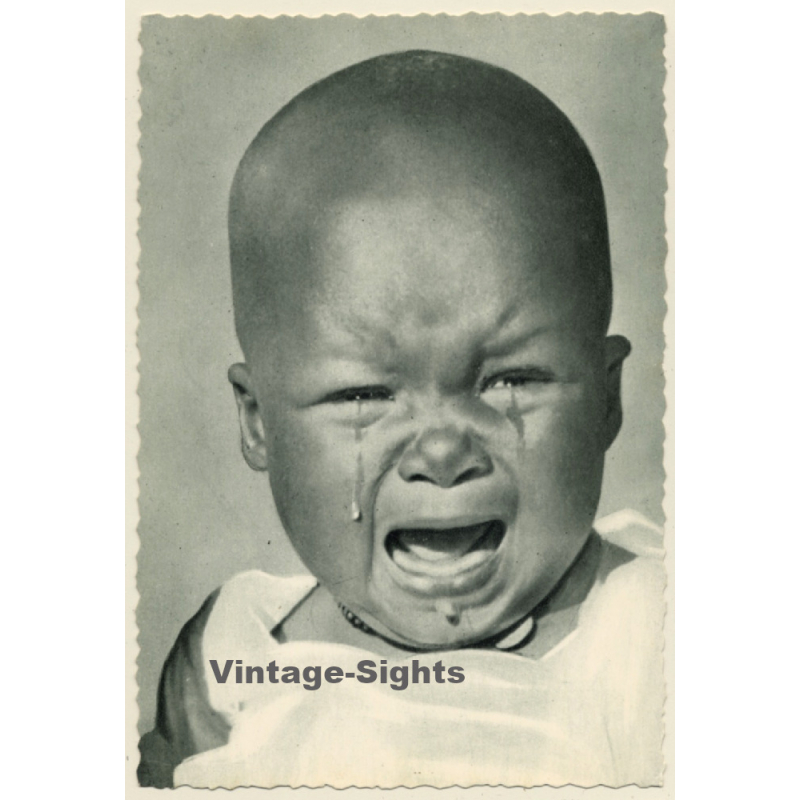 Mission De Pères Blancs: Bébé Pleure / Native Baby Crying - Ethnic (Vintage PC ~1950s) Mission De Pères Blancs: Bébé Pleure / Native Baby Crying - Ethnic (Vintage PC ~1950s)