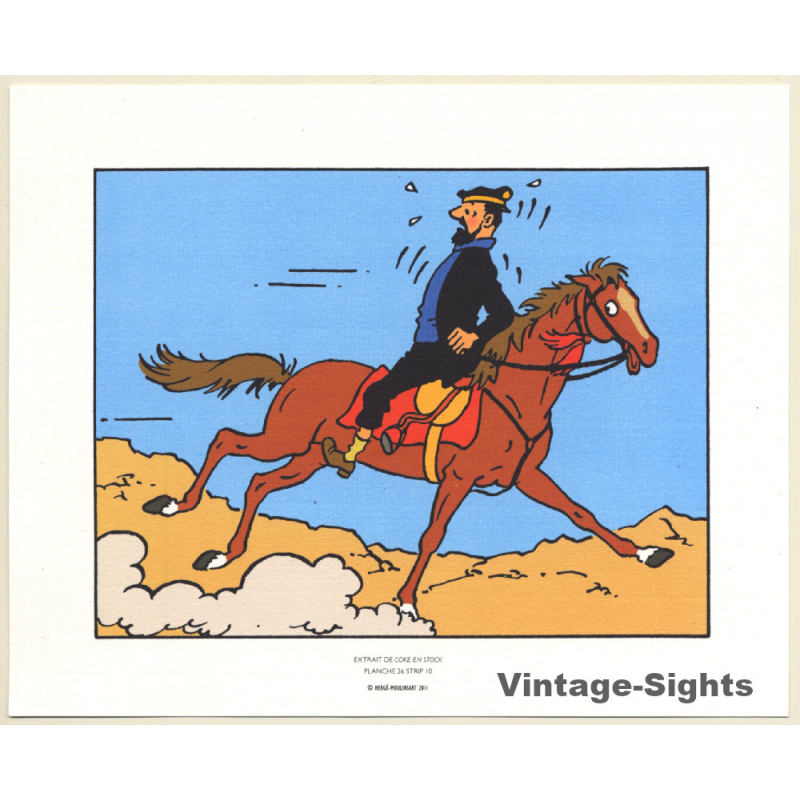 Tintin: Coke En Stock *3 (Lithography Hergé Moulinsart 2011)
