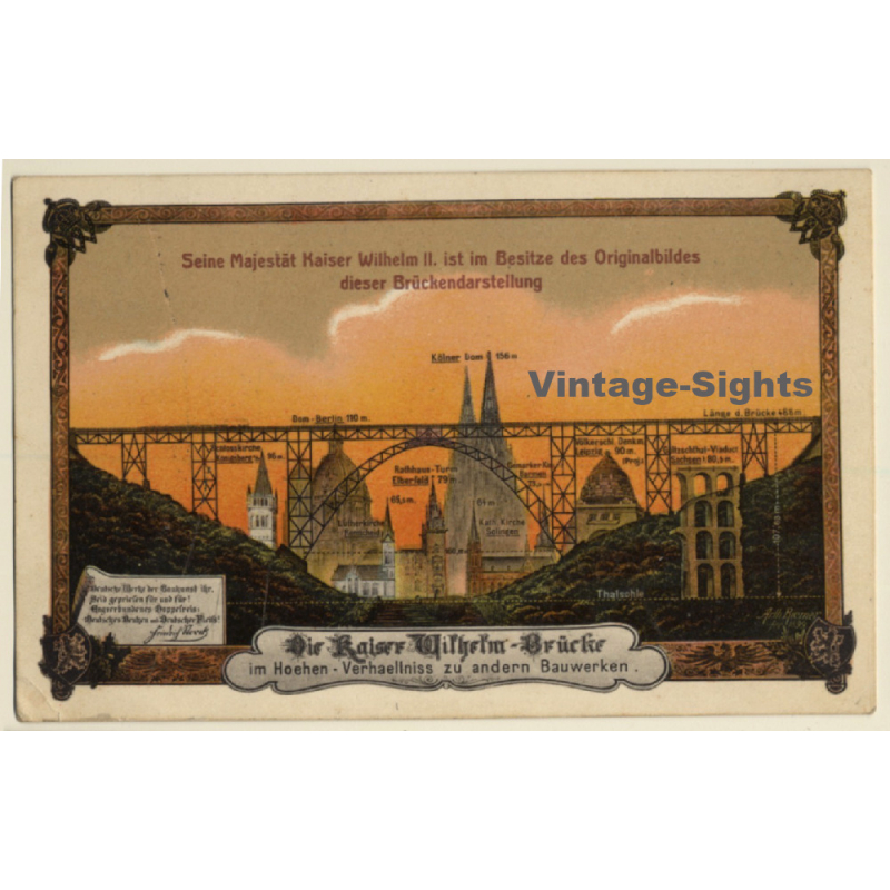 Mügstenthal / Germany: Kaiser Wilhelm Brücke (Vintage PC 1910) Mügstenthal / Germany: Kaiser Wilhelm Brücke (Vintage PC 1910)