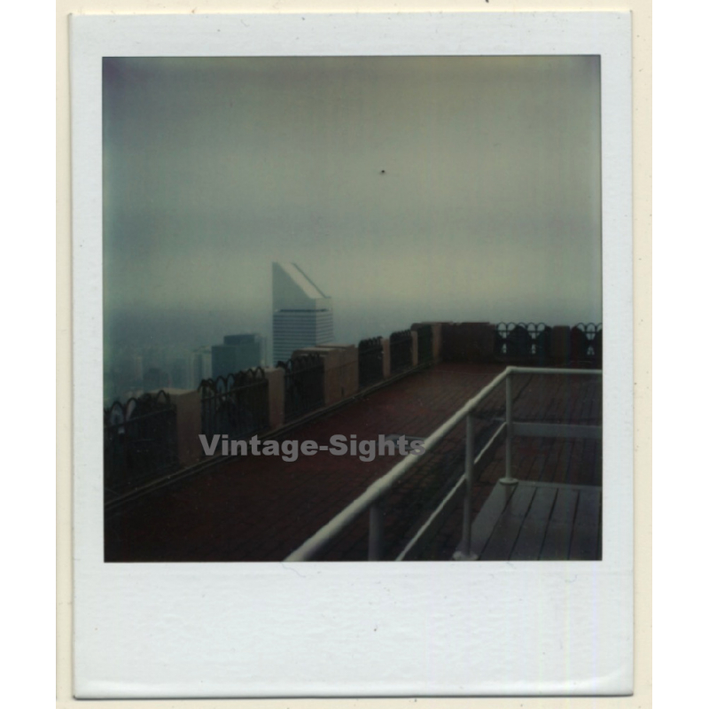 Photo Art: New York Skyline (Vintage Polaroid SX-70 1980s)