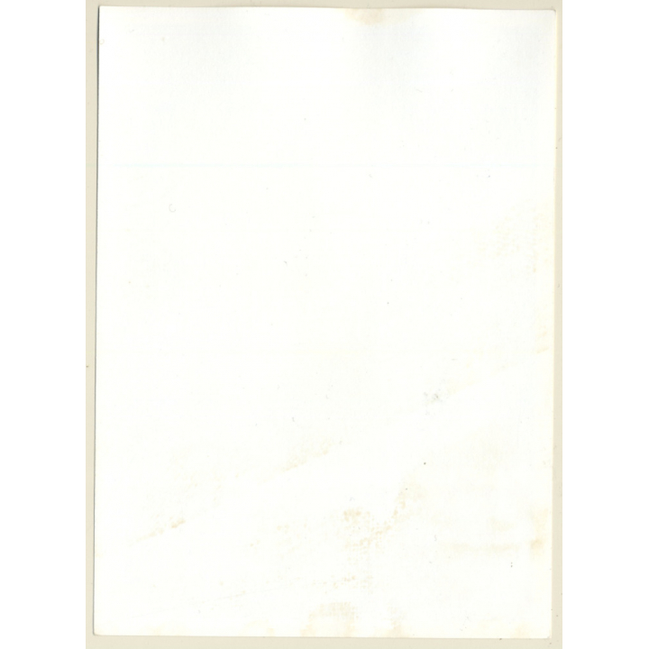 Artistic Nude Study: Slim Topless Female In Jeans (Vintage Photo France B/W ~1980s)