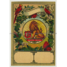 Lion & Birds (Vintage Chromo Litho Label ~1910/1920s)