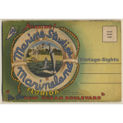 Florida: Amazing Marineland (Vintage Leporello PC 1946)