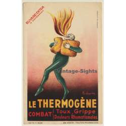 Buvard: Le Thermogène / Leonetto Cappiello (Vintage Advertising Blotter ~1930s)