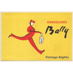 Bally Chaussures / Porter (Vintage Advertising Blotter ~1950s)