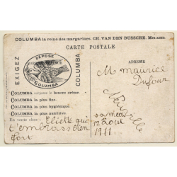 Baudour / Belgium: Charbonnages: Trieuses / Columba Margarines (Vintage PC 1911)