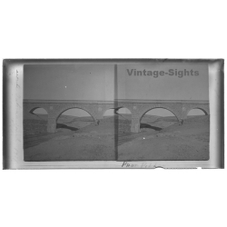 La Quiaca - Villazon / Argentina: Puente International *2 (Vintage Stereo Glass Plate...