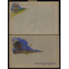 Congo Belge: 97 Photos + Drawings / Ethnic - Tribal - Risqué  (2 Vintage Albums ~1930s/1940s)